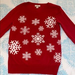 Christmas snowflake sweater